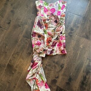 Katie May Chasing Dawn Floral Minidress In Pink Daisy